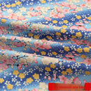 All-cotton Japanese-style gold-embossed fabric