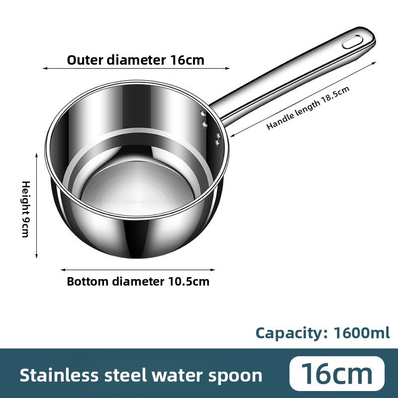Thickened Stainless Steel Kitchen Water Spoon