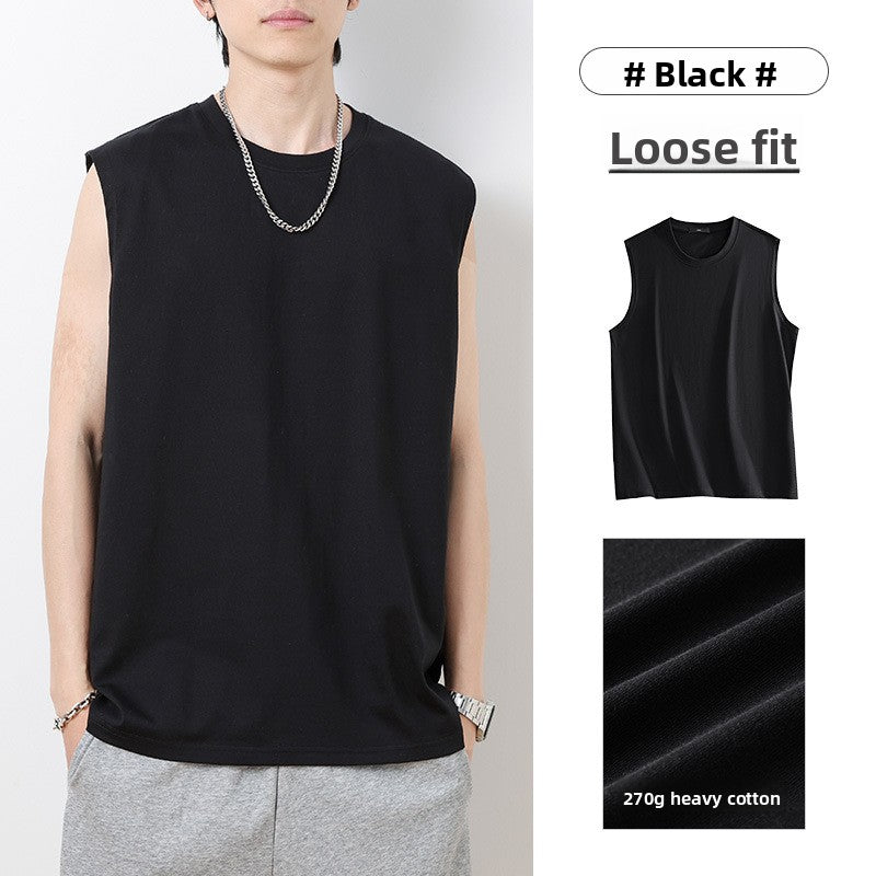 Cotton Sleeveless T-shirt