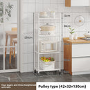 Multi-level kitchen storage rack