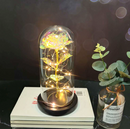 Gold Foil Rose Glass Lampshade Decorative Light for Gifts