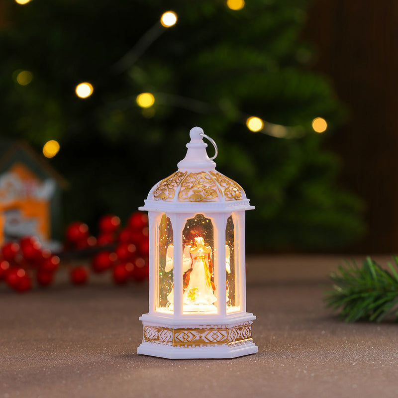 Christmas Glowing Candle Lamp Desktop Decoration
