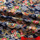 All-cotton Japanese-style gold-embossed fabric