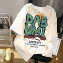 Cartoon Print Ice Silk Short Sleeve T-Shirt