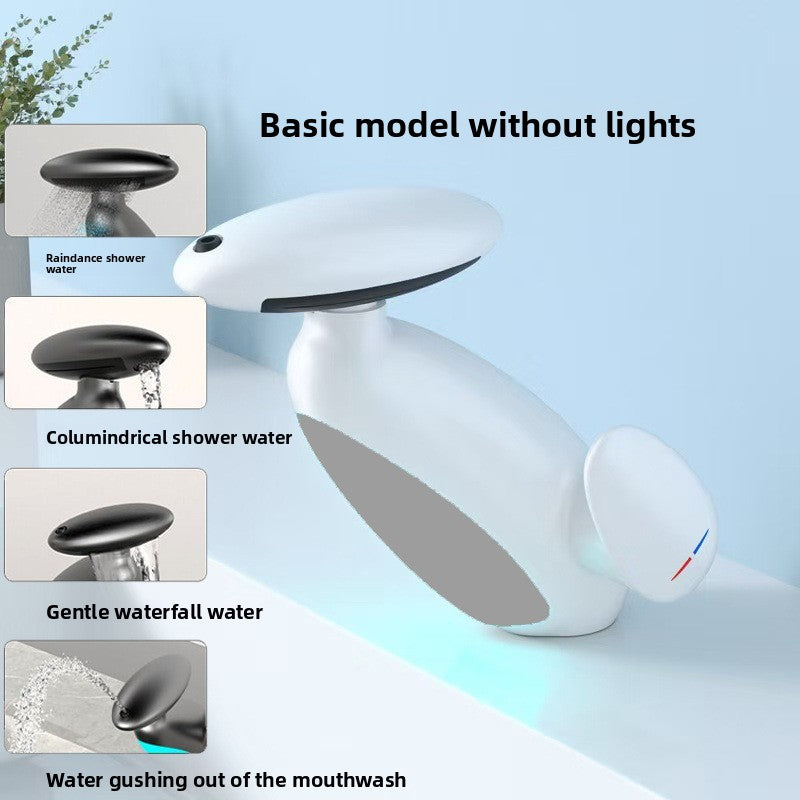 Bathroom Faucet with Ambient Light