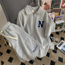 Waffle Leisure Sports Suit Polo Top and Shorts Set