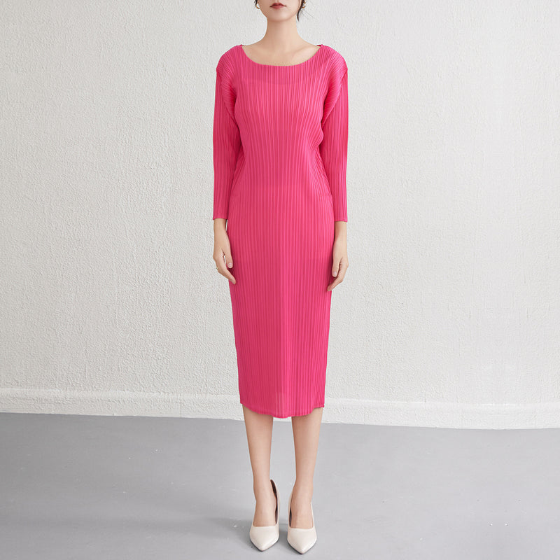 High-grade Elastic Slimming Pleated Skirt