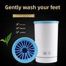 Portable USB Rechargeable Pet Paw Cleaning Brush