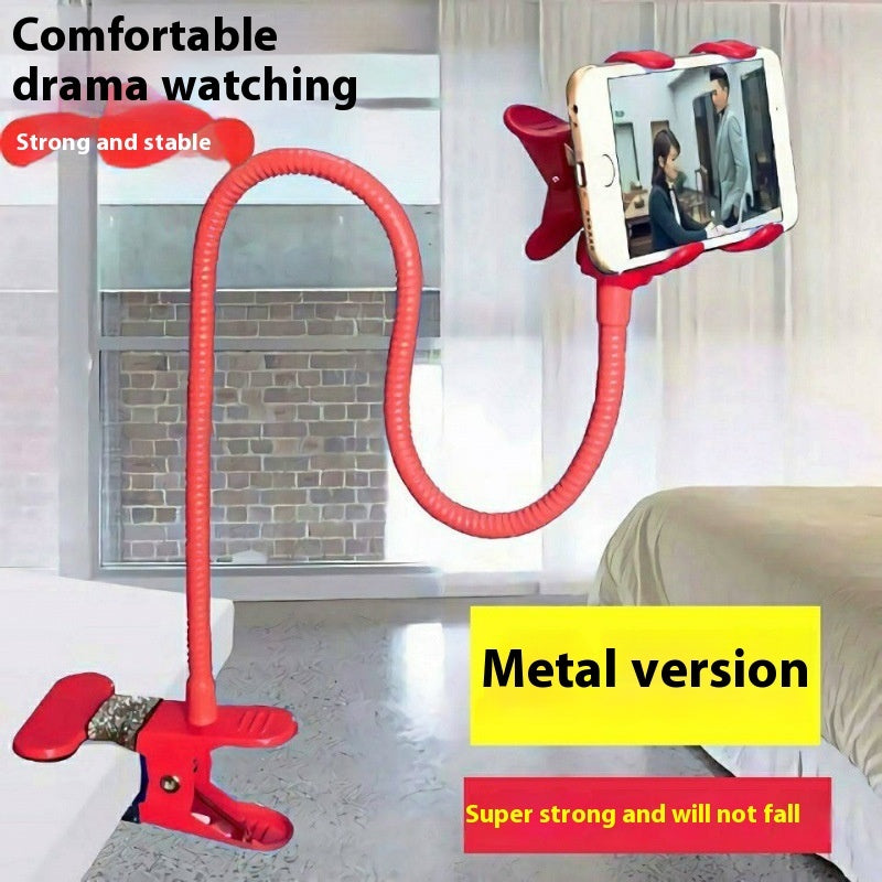 Metal Lazy Stand Gadget Bedside Mobile Phone Clip Watching Drama Rotary Multifunctional Universal Desktop