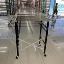 Folding Wheeled Double-Layer Iron Clothes Drying Rack
