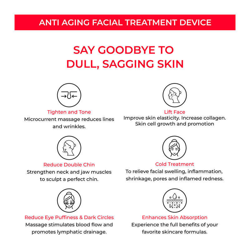 Beauty Instrument Pore Convergence EMS Skin Rejuvenation Micro Current