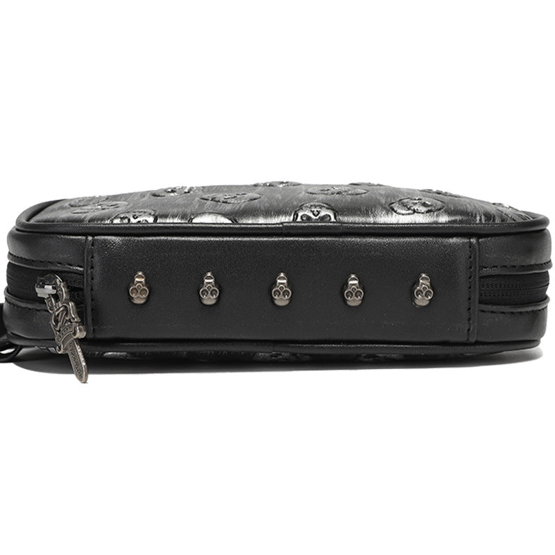Men's Punk Style Phone Bag with Card Slots