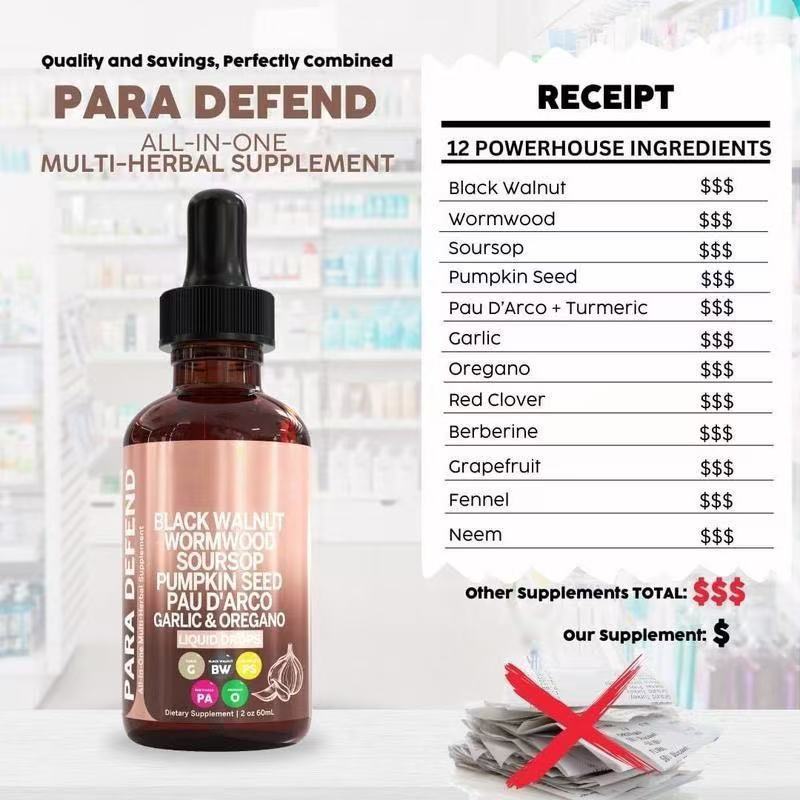 Black Walnut Pumpkin Seed Dietary Dropper