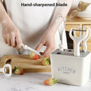 Kitchen Gadget Set Peeler Complementary Food Tool Belt Storage Seat