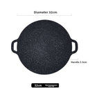 Japanese Medical Stone BBQ Grill Pan Non-Stick Smokeless Cooking