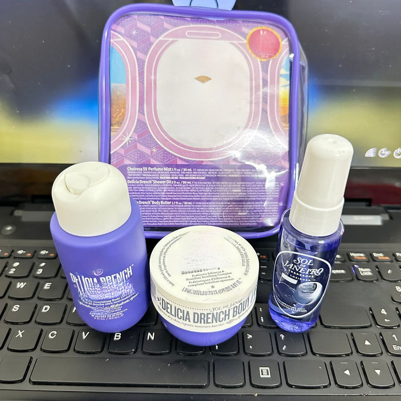 Perfume travel set.