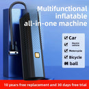 Portable Digital Car Tire Inflator with Power Bank Function