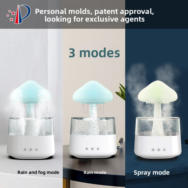 Rain Cloud Humidifier with LED Light