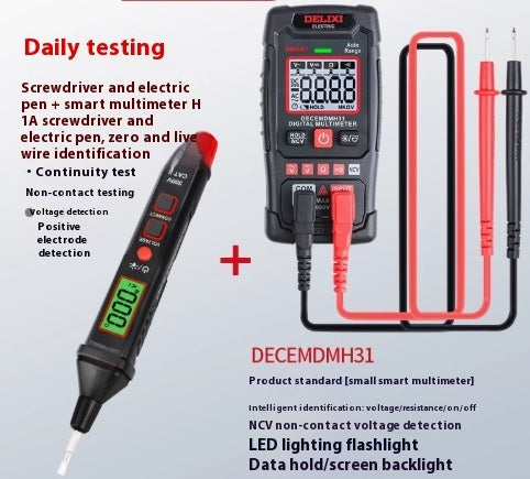 Intelligent Multimeter High-precision Digital Display Anti-burning Multi-function