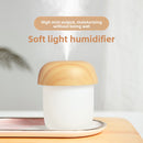 Mushroom Wood Grain USB/Battery Portable Humidifier