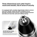 Rechargeable Electric Nose Hair Trimmer with Washable Head