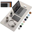 Leather Mouse Pad Large Desk Mat Waterproof Customizable Office Writing Pad