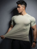 Men's Elastic Quick-Dry Sports T-Shirt