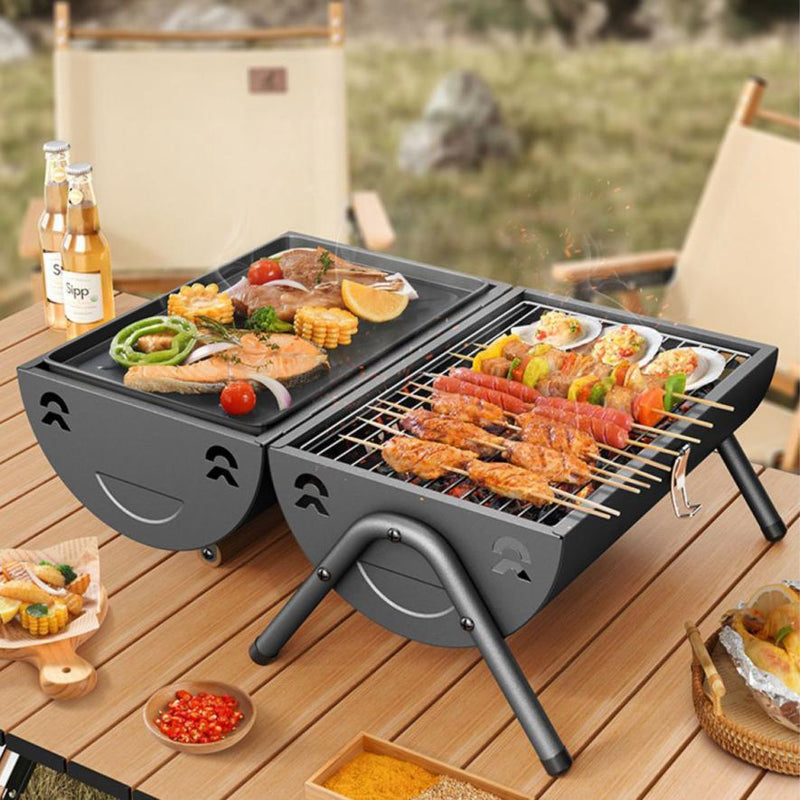 Portable Outdoor Camping Smokeless Barbecue Grill Barbecue Stove
