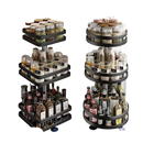Adjustable Rotatable Metal Kitchen Spice Storage Rack