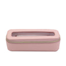Portable Waterproof Leather TPU Transparent Toiletry Bag