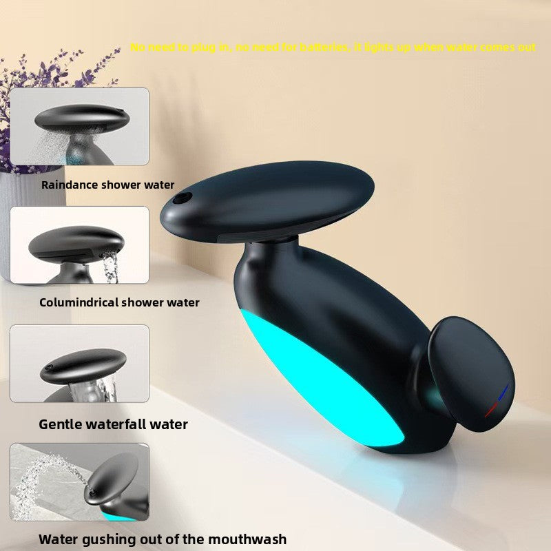 Bathroom Faucet with Ambient Light