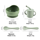 Silicone Baby Tableware Set