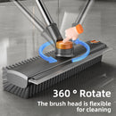 Long Handle Hard Bristle Floor and Toilet Brush