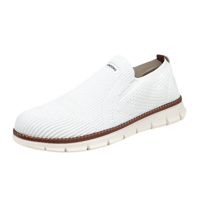 Mesh Breathable Flyknit Casual Shoes