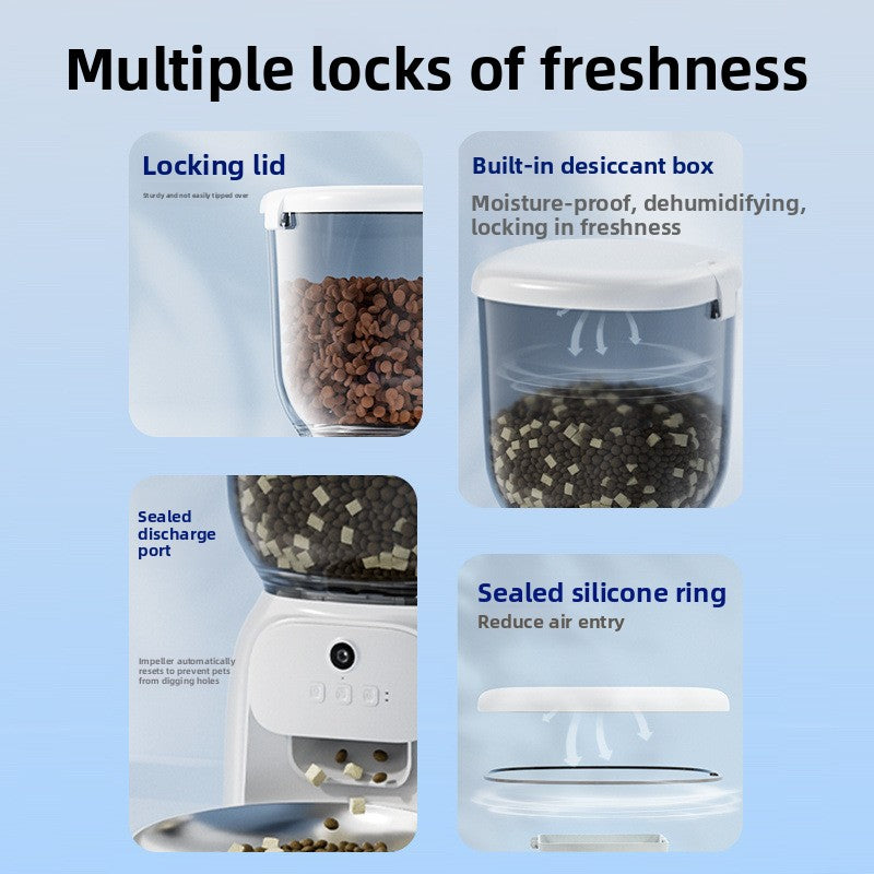 Automatic Smart Pet Feeder with Timer and Remote Control