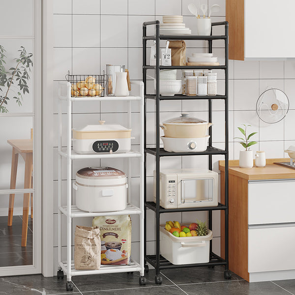 Multi-level kitchen storage rack