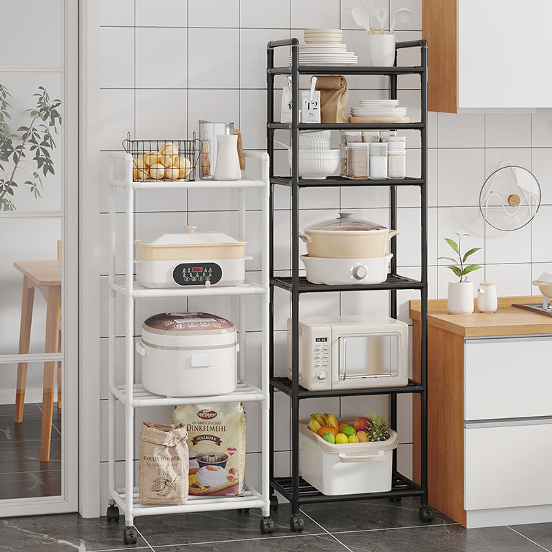 Multi-level kitchen storage rack
