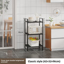 Multi-level kitchen storage rack