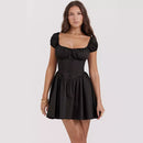 Modern Square-Neck Dress Top