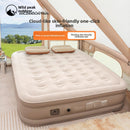 Inflatable mattress for outdoor camping folding bed
