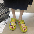 EVA Women Sandals Round Head Flower Comfor Open Toes Platform Designer Slides Fashion Slip