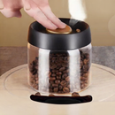 Vacuum Sealed Jar Food Grade Borosilicate Glass Storage Jar Kitchen Dispensing Bottle Tea Coffee Bean Storage Jar
