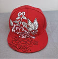 Adjustable Crane Embroidered Baseball Cap