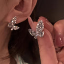 S925 Silver Pearl Earrings Elegant Light Luxury Fashion Jewelry