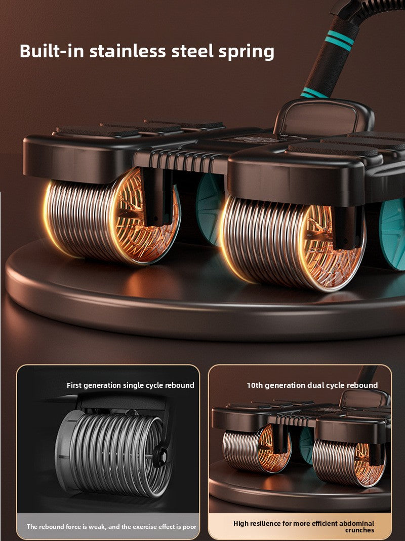Four-Wheel Automatic Rebound Abdominal Exercise Wheel