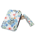 Silicone bracelet with frilled edges and card holder