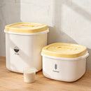 Sealed Rice Bucket Kitchen Household Plastic With Lid