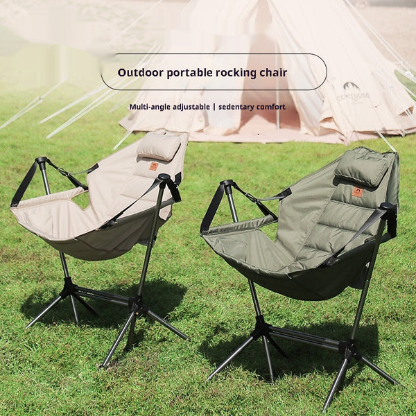 Rocking Chair Outdoor Aluminum Alloy Folding Chair Portable