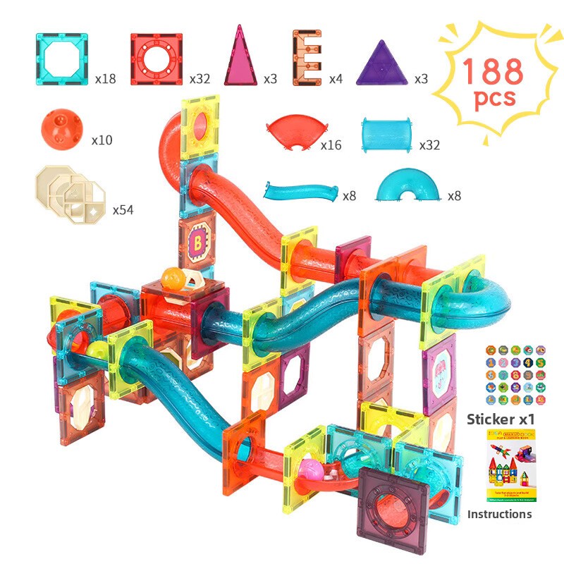 Large Color Window Magnetic Building Blocks Educational Toys