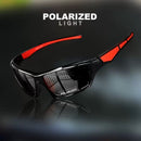 Men's polarized sunglasses and colorful film windshields
